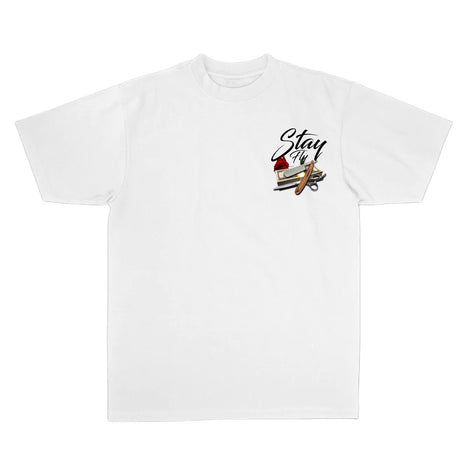 "STAY FLY" TEE - WHITE