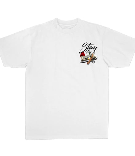 "STAY FLY" TEE - WHITE