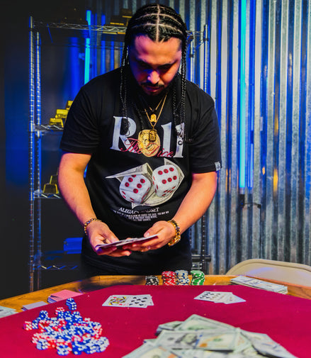 "Roll The Dice" TEE- BLK