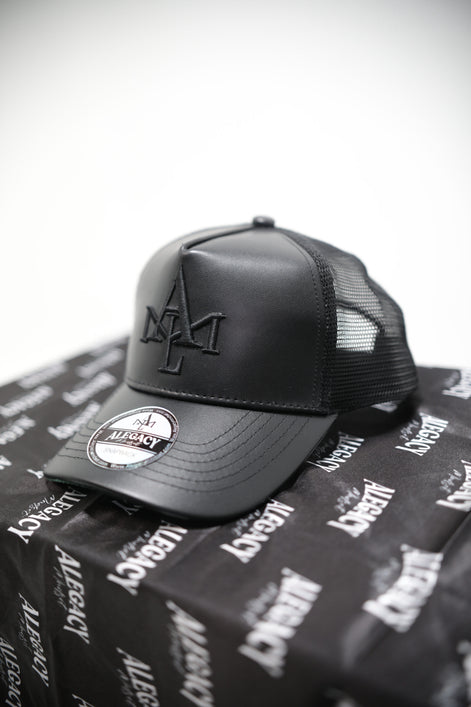 ALM "BLACKOUT" TRUCKER HAT