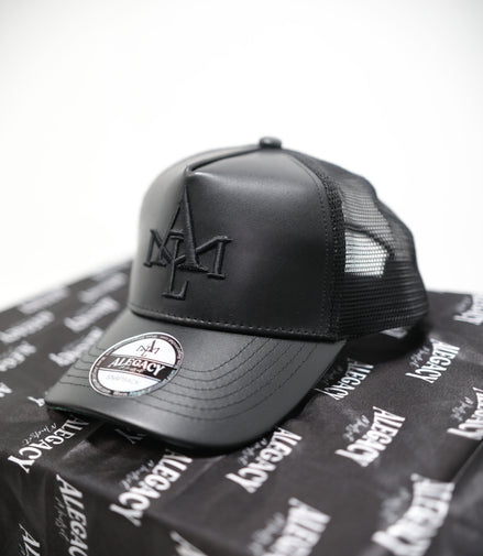 ALM "BLACKOUT" TRUCKER HAT