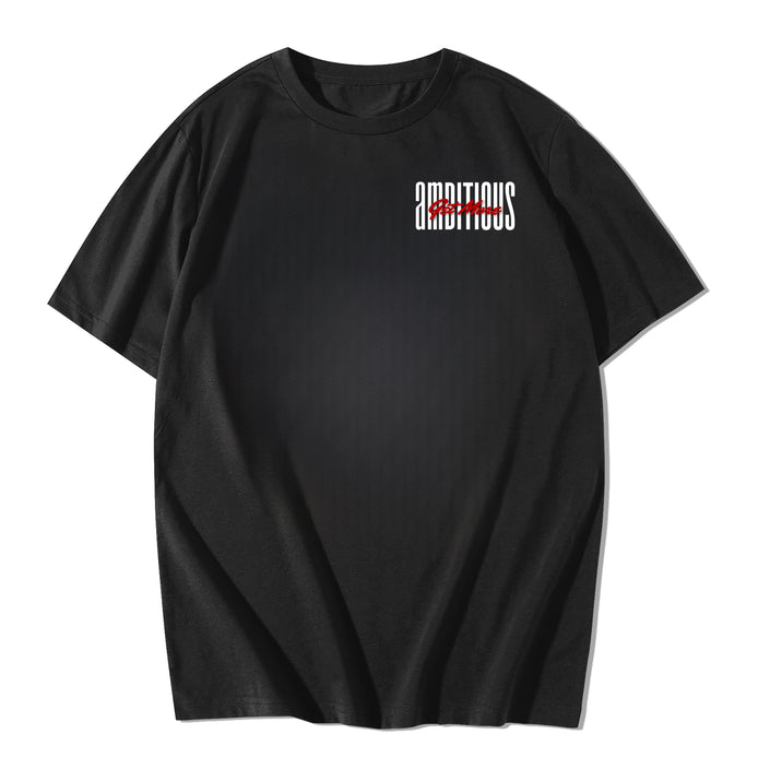 "Get More Ambitious" TEE- BLK