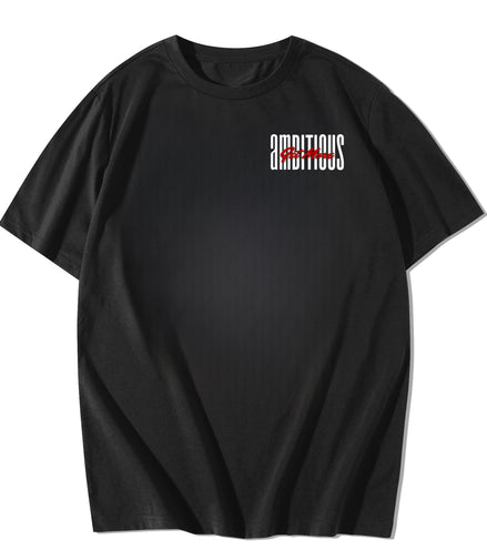 "Get More Ambitious" TEE- BLK
