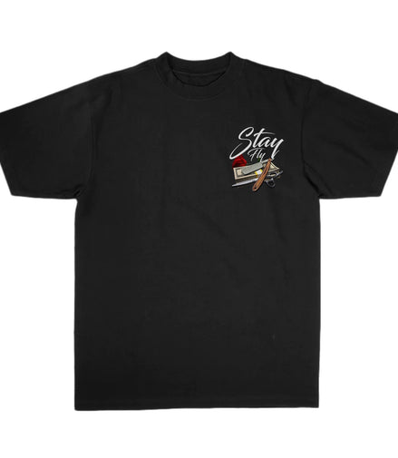 "STAY FLY" TEE - BLACK