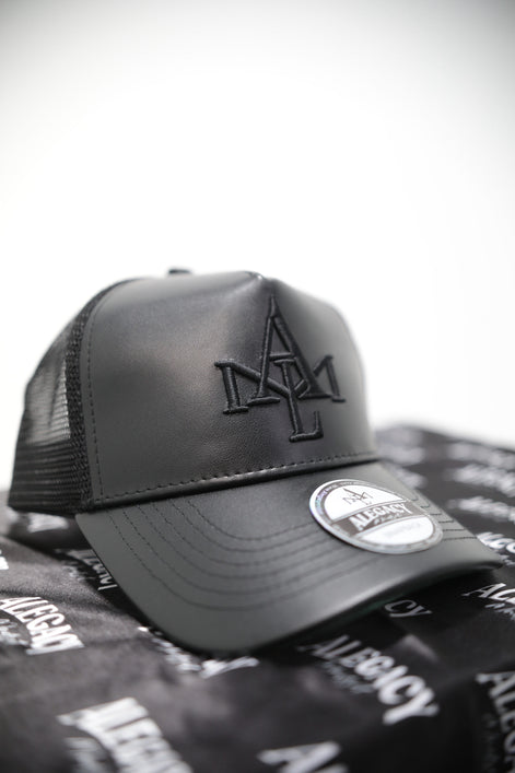 ALM "BLACKOUT" TRUCKER HAT