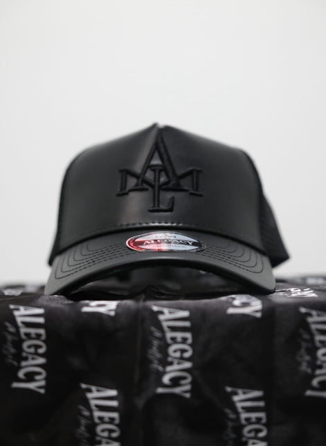 ALM "BLACKOUT" TRUCKER HAT