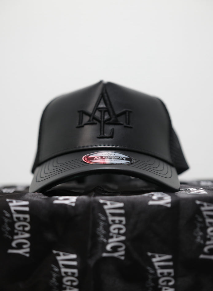 ALM "BLACKOUT" TRUCKER HAT