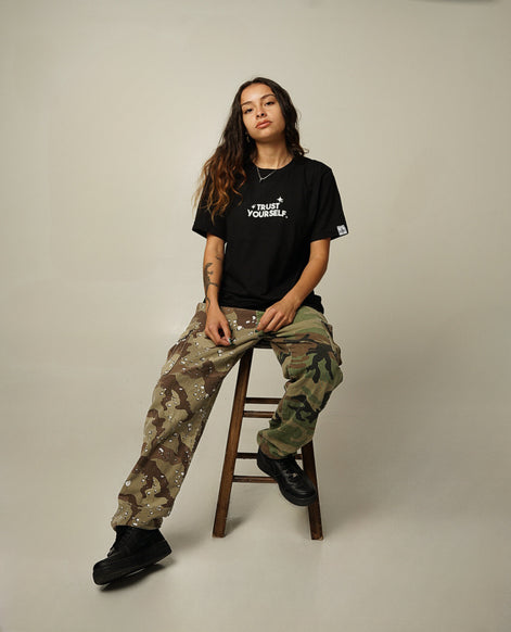 TRUST YOURSELF- BLK TEE
