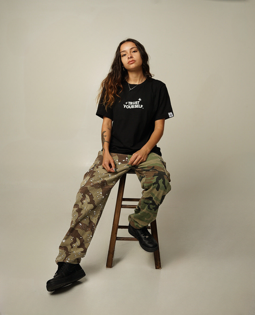 TRUST YOURSELF- BLK TEE