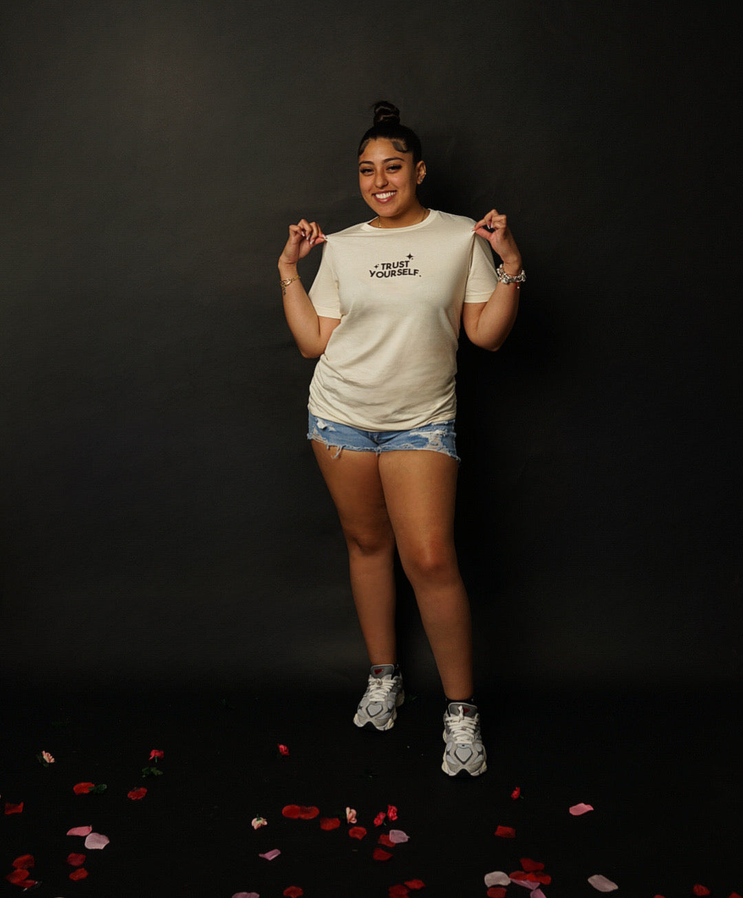 TRUST YOURSELF- CREAM TEE