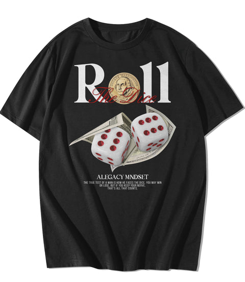 "Roll The Dice" TEE- BLK