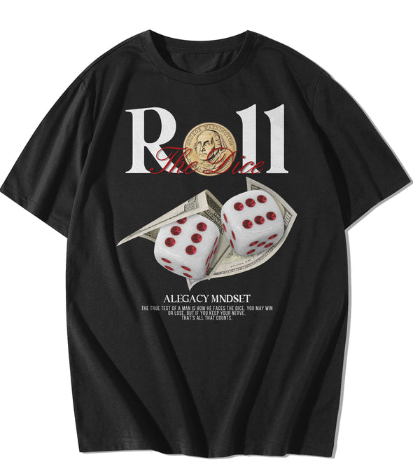 "Roll The Dice" TEE- BLK