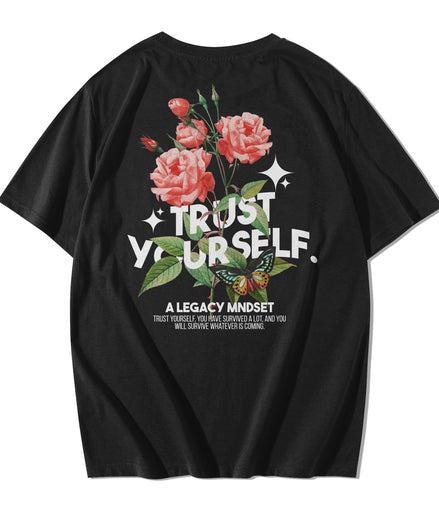 TRUST YOURSELF- BLK TEE
