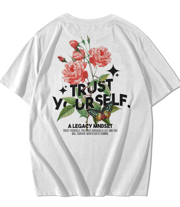 TRUST YOURSELF- WHITE TEE